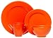 Waechtersbach Fun Factory 4-Piece Dinnerware Place Setting , Service for 1, Orange Peel