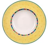 Villeroy & Boch Twist Alea Limone Deep Pasta Plates, Set of 6