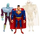  : Justice League Unlimited 3-Pack: Clear Martian Manhunter, Brainiac and Superman