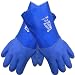 Global Glove 8660 Frogwear Premium Super Flexible PVC Glove, Chemical Resistent, Small, Blue (Case of 72)