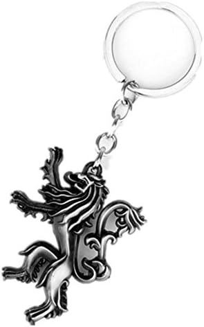 Chaobyss Men's Keychains Keyring House Lannister Game of Thrones Copper Lion