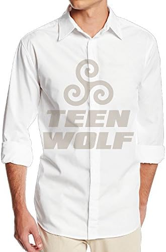Cozyou Men's Long Sleeve Teen Wolf Soft T-shirt XL White