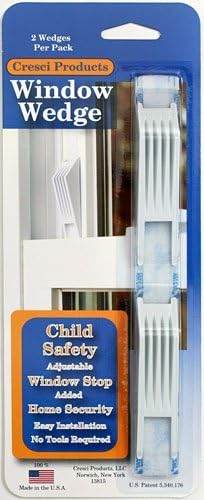 4 Total Window Wedges - Adjustable Window Stop - Pack of 2 - 4 total Size: Pack of 2, Model: (Tools &amp; Outdoor gear supplies)