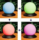 Maxsa Color-Changing Solar-Powered Globe Path Light