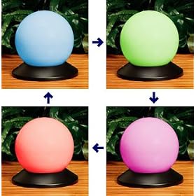 Maxsa Color-Changing Solar-Powered Globe Path Light