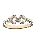 14k Yellow Gold Marquise-Cut Diamond Engagement Ring Setting (1/3 ct tw, J, I1)