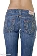 True Religion Women's Jeans Jennifer Big T Lightweight in Easy Rider