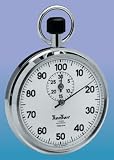 1/100 Min. Pinlever Stopwatch, Dial Display : 1/100 Minute, Register : 30 Minutes, Movement : 7 Jewel-pin, Accuracy : 0.04%, Running Time : 10-12 Hours, Case Size : 55 Mm Ø, Weight : 120 Grams