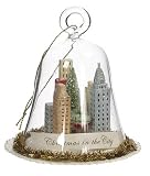 Christmas In The City Glass Dome Bell Ornament #922149