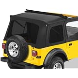 Bestop 58698-15 Tinted Window Kit BLACK DENIM for 1987-95 Jeep Wrangler With Sunrider... by Bestop