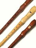 Hohner 9522 2 Piece Maple Soprano Baroque Recorder