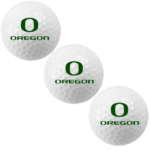 Oregon Ducks 3-pack Team Logo Golf Balls