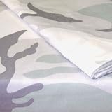 Grey Camouflage Hunting Military Twin Bedding Sheet Set