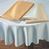 Satin Finish Tablecloths/Liners 126 Round