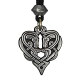 Horse Heart of Destiny Celtic Knot Pendant Equine Jewelry Goddess Epona Rune Necklace