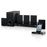 Electrohome 5.1 Channel Surround Sound Home Theater (ELE-HTB920E) & One Bonus Nyrius Media Fusion Universal TV Video Dock for iPod/iPhone (NIC709)