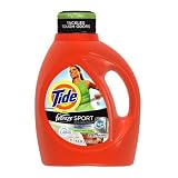 Tide plus Febreze Freshness Sport, HE, Active Fresh Scent with Acti-Lift, 75-Ounce (Pack of 4)