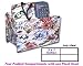 4 padded compartments with one plush lined for glasses