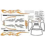 21069 Body Decal and Window Mask RC18T