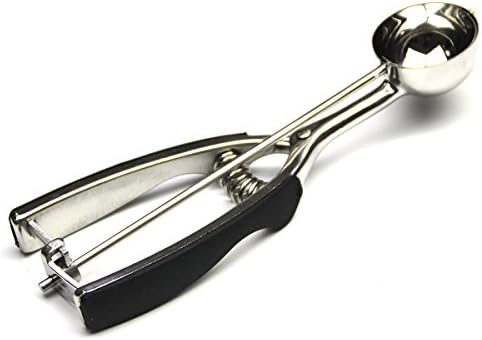 Solula 18/8 Stainless Steel Ice Cream Scoop 2 Inches in Diameter
