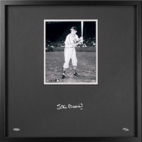 Stan Musial Autographed Limited Edition Framed Gallery Photograph from Upper Deck Authenticated