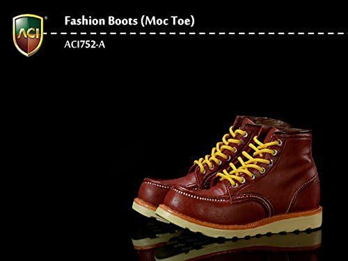 ACI Toys 1/6 scale mock-toe boots Red Brown (ACI752A)