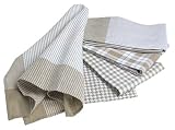 Kitchen Basic 5-Piece Kitchen Towel Set, Linen