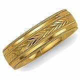 14Kt Yellow Gold Lady's Designer Style Wedding Band