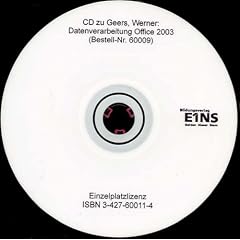 Datenverarbeitung Office 2003 (Lernprogramm) CD-ROM Excel 2003 - Access 2003 - Word 2003 - PowerPoint 2003. Einzelplatzlizenz