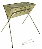 キャプテンスタッグ(CAPTAIN STAG) クルーゼ ステンレスV型バーベキューコンロ