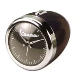 Produkt-Bild: Vespa Nostalgische Uhr im Scheinwerferdesign Original Vespa super Geschenkidee Chrom, schwarz hochglanz