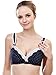 CAKYE® Women's Underwire Maternity Nursing Bra (36D, Dark Blue)