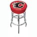 NHL Calgary Flames Padded Bar Stool