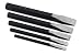 SK Hand Tools 6055 5-Piece Flat Chisel Set