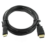 HDMI Cable:6' Mini-HDMI to HDMI Video Cable Camera Camcorder 1080p