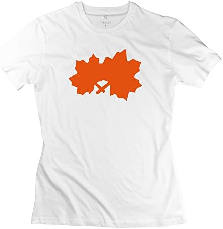 ZYA6W Woman Maple Leaves 100% Cotton Custom T-Shirt White S