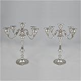 Chantilly by Gorham, Sterling Candelabrum Pair, 5-Branch
