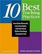 Ten Best Teaching Practices: How Brain Research, Learning Styles, and Standards Define Teaching Competencies