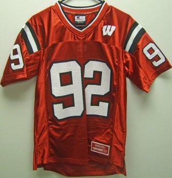 Buy Wisconsin Badgers Youth Showdown Football Jersey by Colosseum