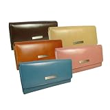 Kenneth Cole New York Big Apple Leather Womens Clutch Wallet