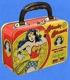 WONDER WOMAN Comic Book Metal LUNCH BOX Lunchbox New