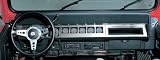 Omix-Ada Brushed Stainless Steel Dash Overlay
