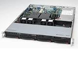 Black, 500W, 4 X 1IN Hot-swap Sata Drive Bays, 1 X Slim CDRom Drive  1 X Slim Fl