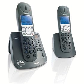 Philips CD4452B 37 DECT 6.0 Dual Phone Bundle