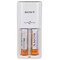 Value Cycle Energy Power Charger with 2 Aa Green Batteries