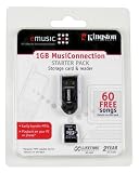 Kingston KW-B041G-1MAQ 1 GB SDC Card +Reader with EMusic Content