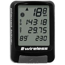 Planet Bike Protege 9.0 Wireless 9-Function Bike Computer with 4-Line Display and Temperature