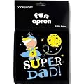 Cooksmart Super Dad Novelty Apron (black)