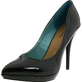 blue suede peep toe heels Michael Antonio Womens La