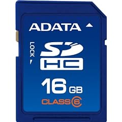 A-Data 16 GB SDHC Class 6 Turbo SecureDigital Card
